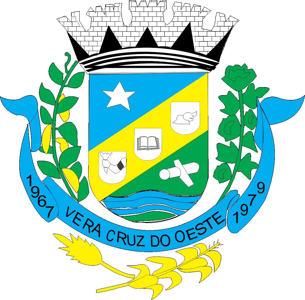 Brasão de Vera Cruz do Oeste